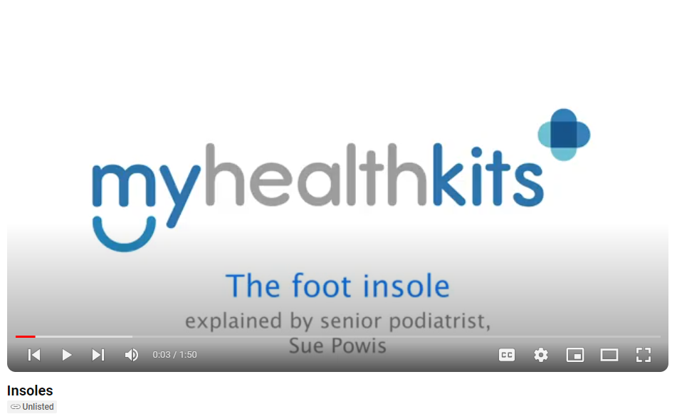 Using foot insoles